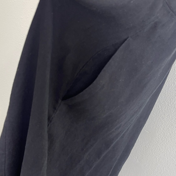 Boden Linen Button front Midi dress 8 - Picture 6 of 8